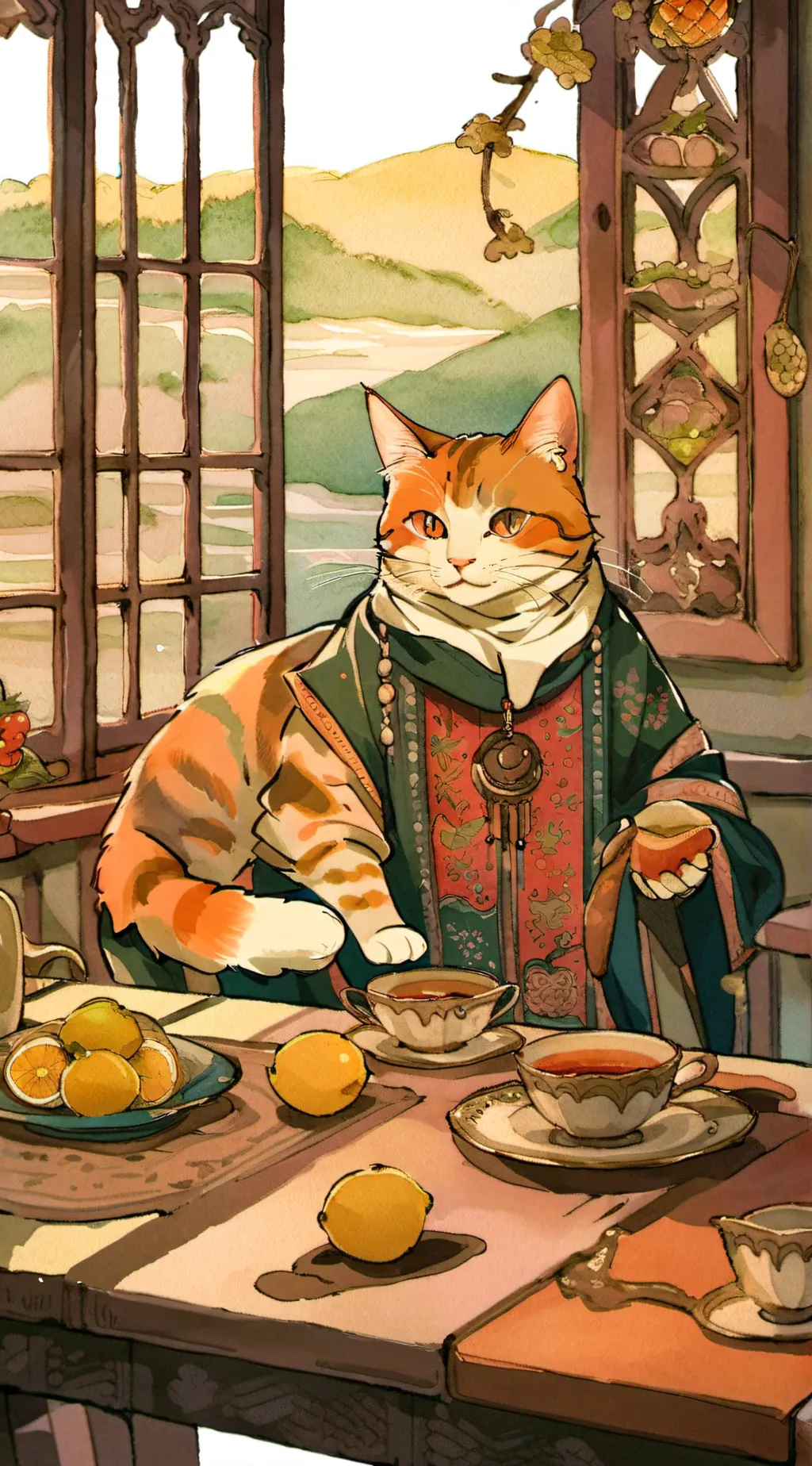 ai character: mr. cat background