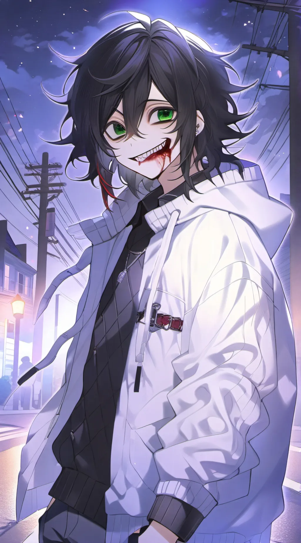 ai character: jeff the killer  background