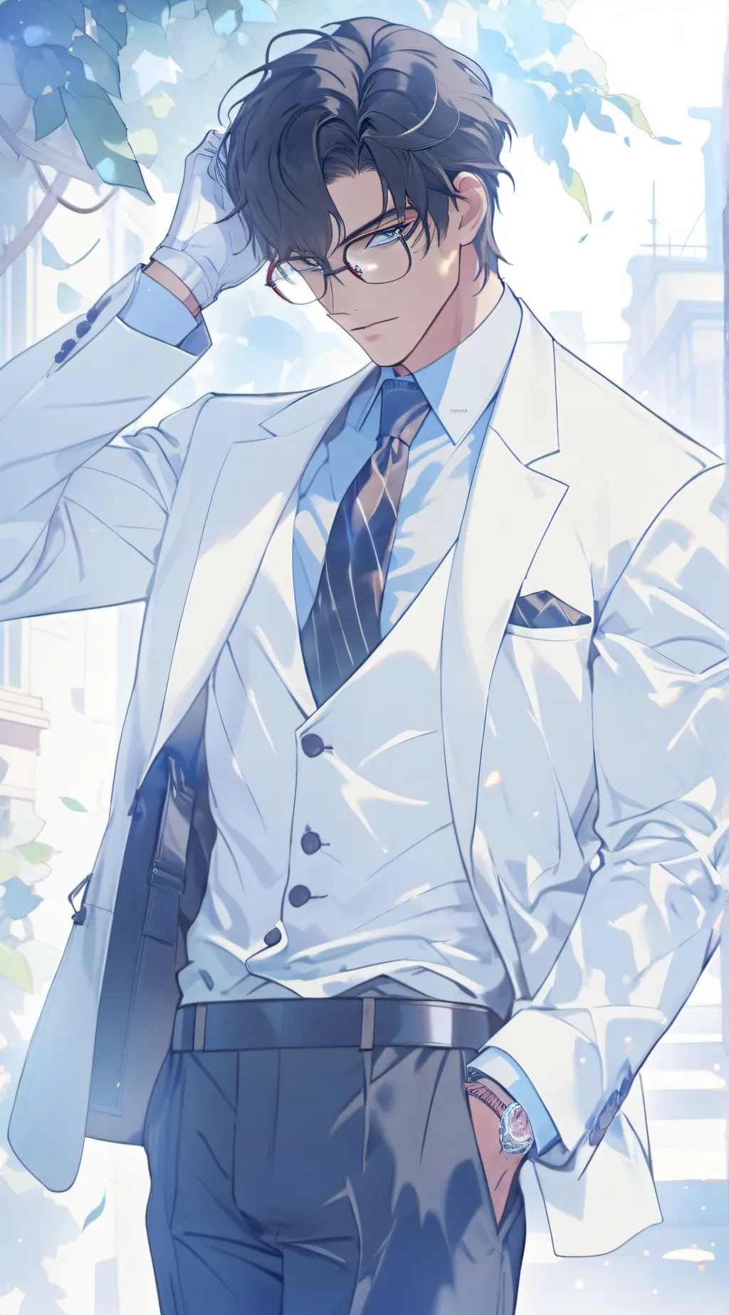 ai character: Royal Mark  background