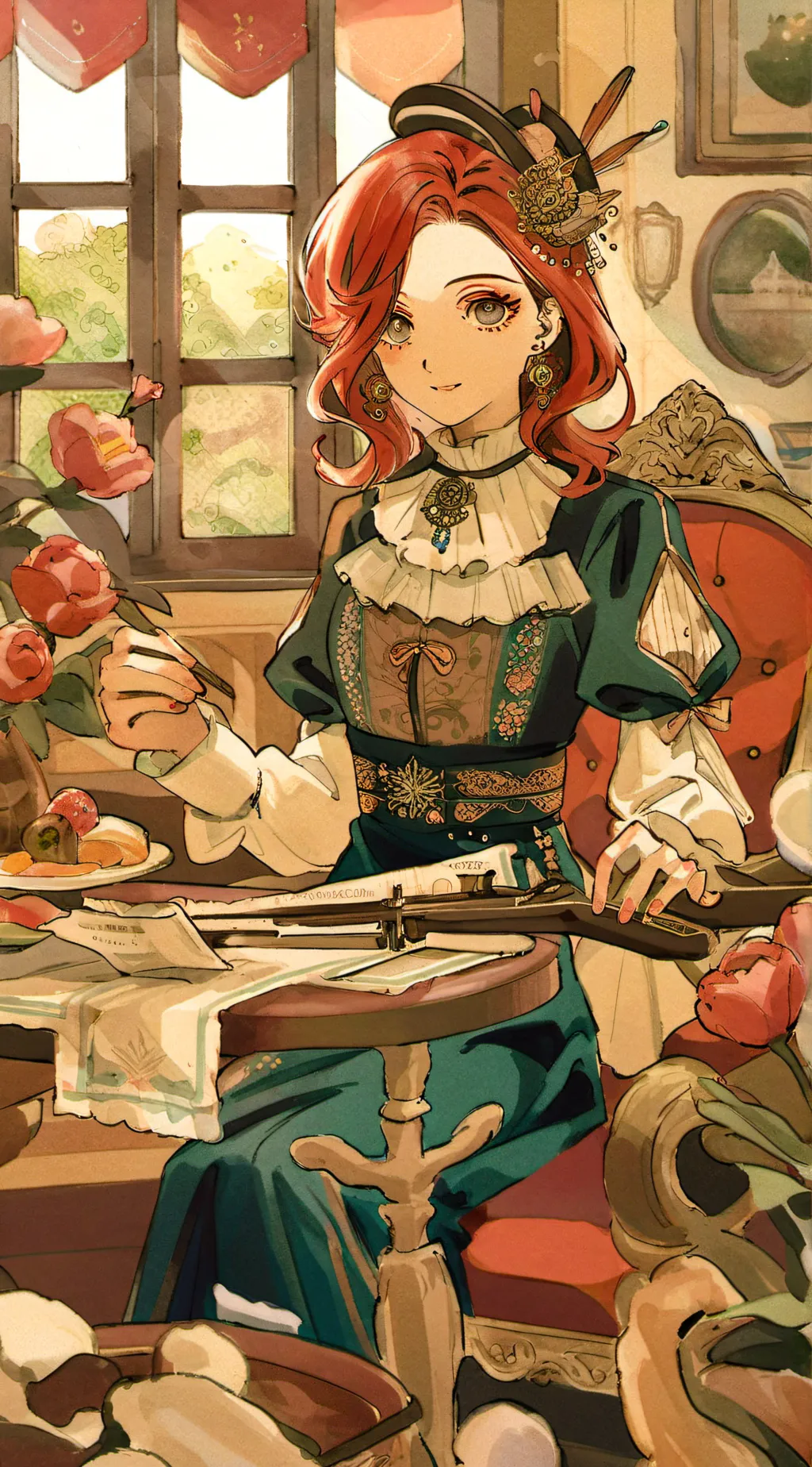 ai character: 。。 background