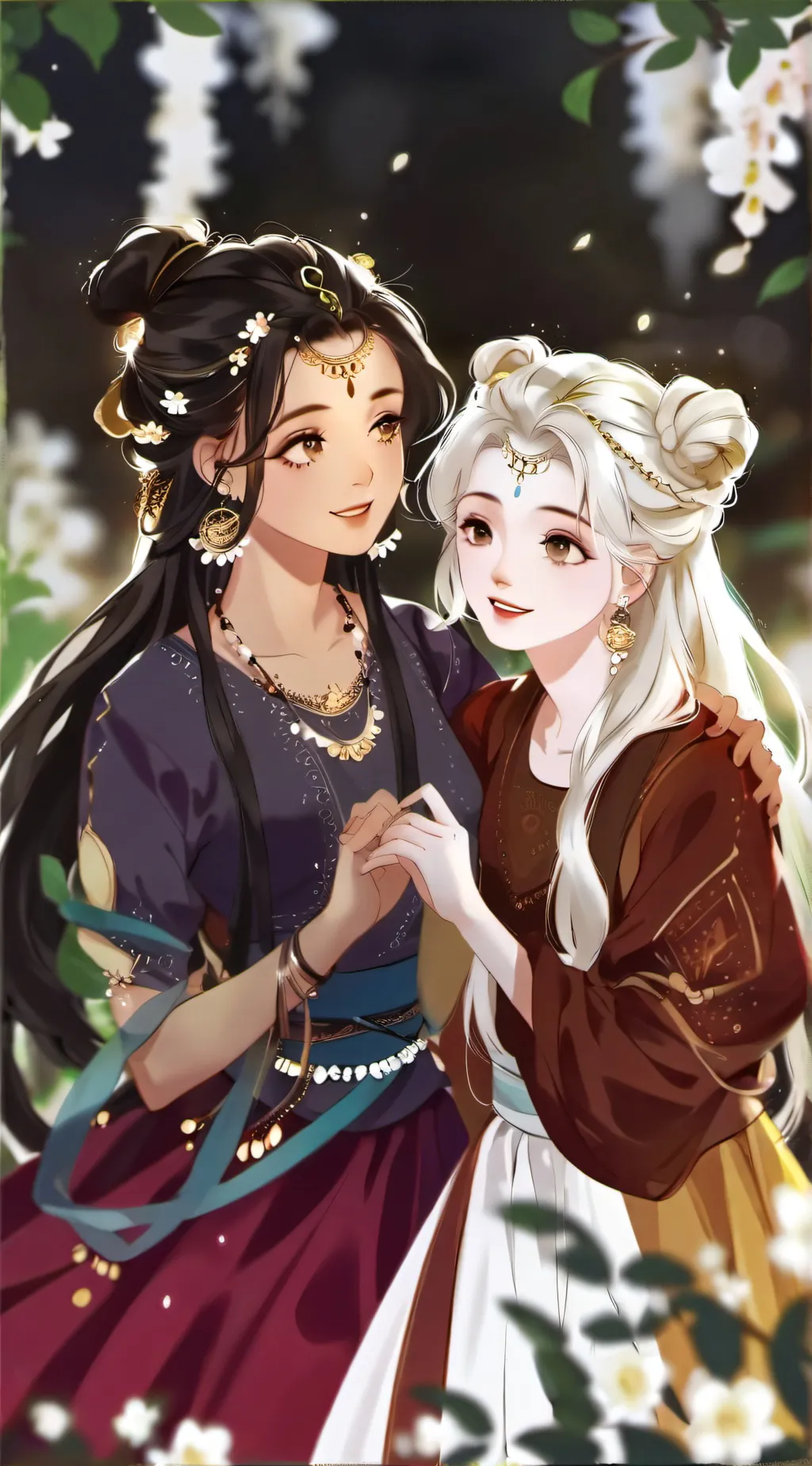 ai character: Besties (Yui&Mia) background