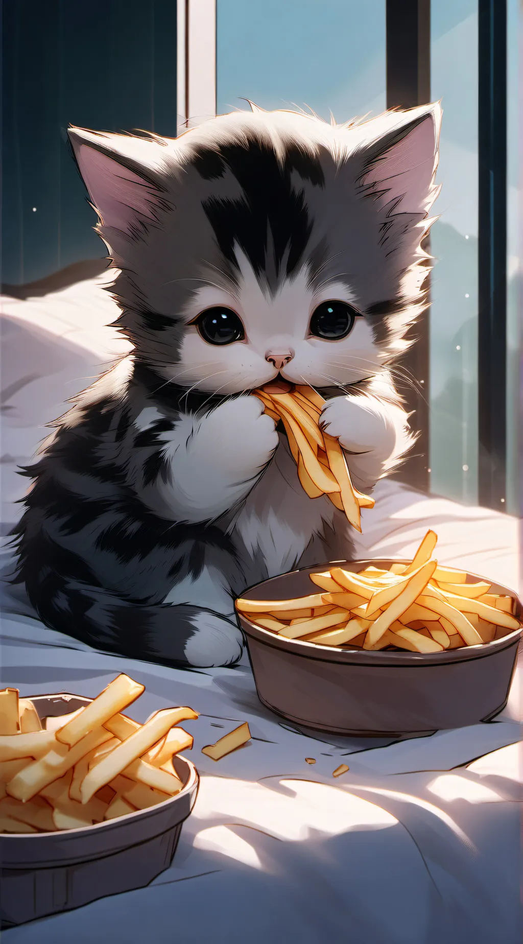 ai character: Anna (newborn) background