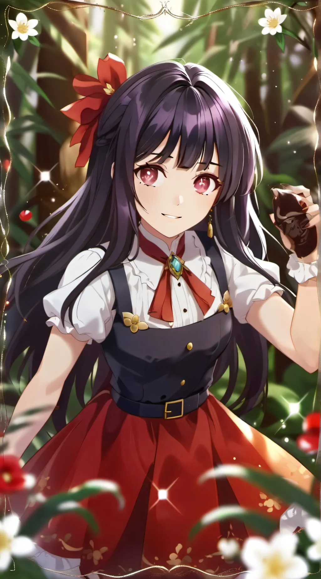 ai character: luna background