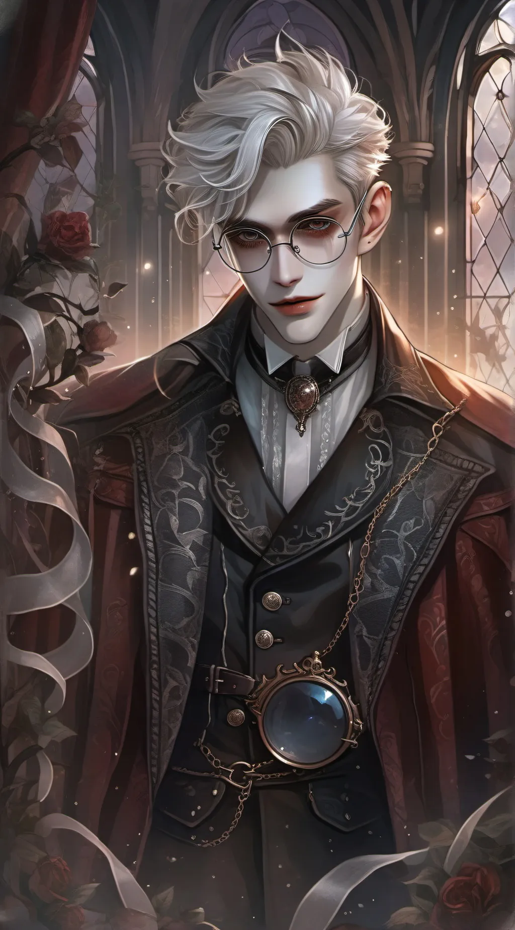 ai character: fathers friend  background