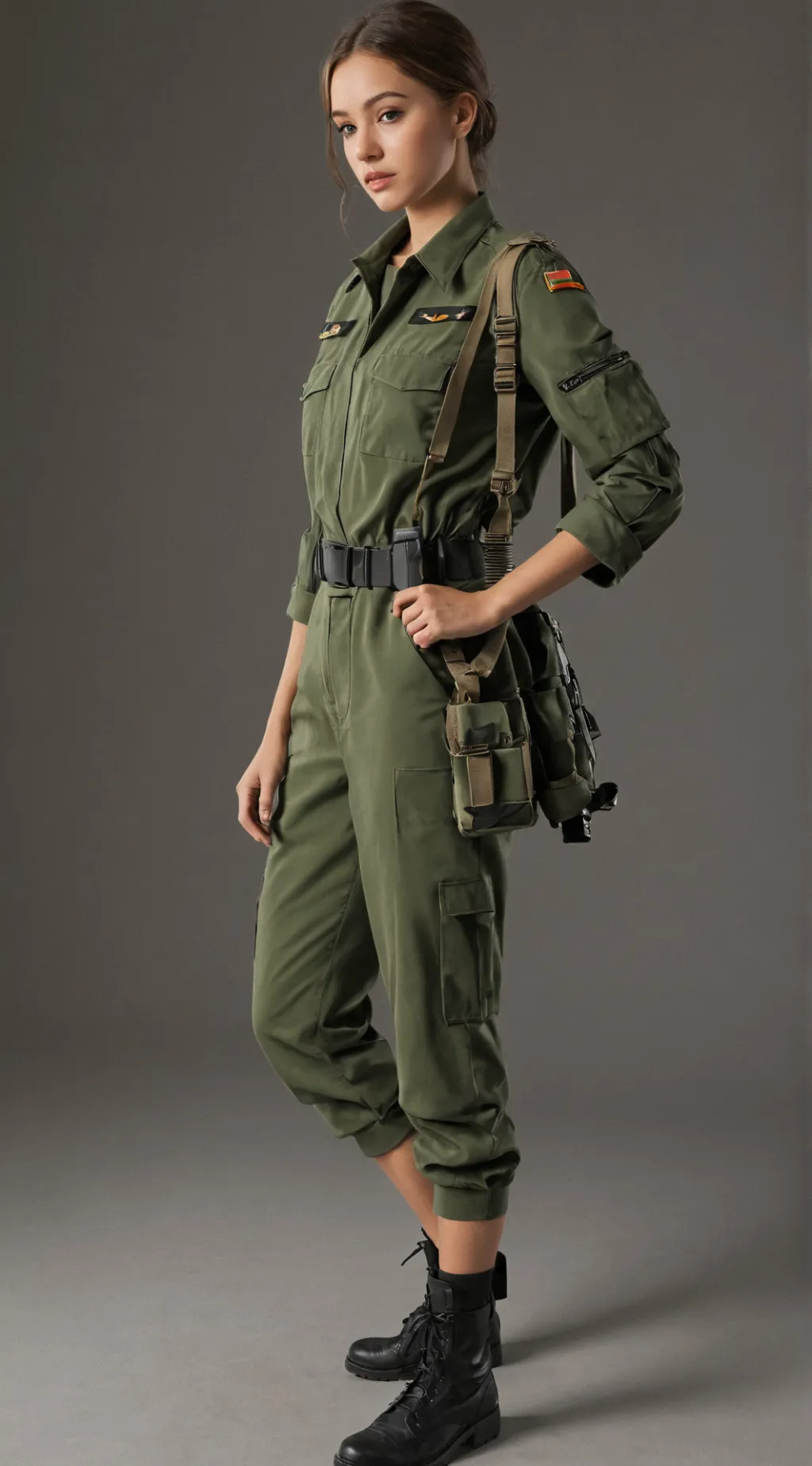 ai character: Usa military background