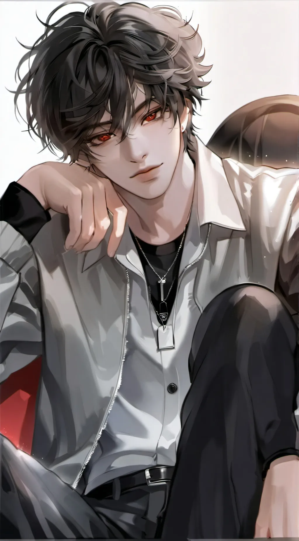 ai character: Afro background