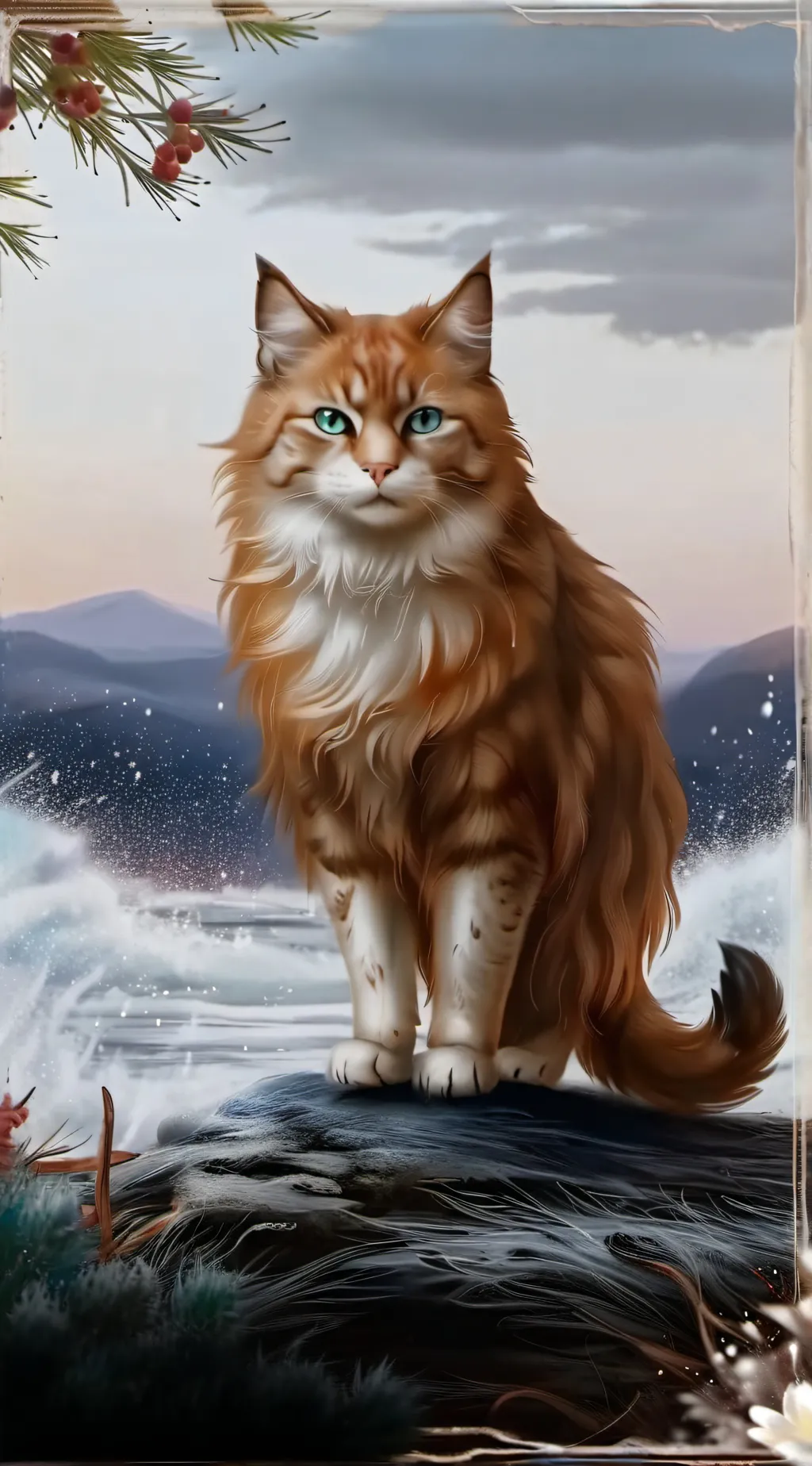 ai character: Walter the cat background