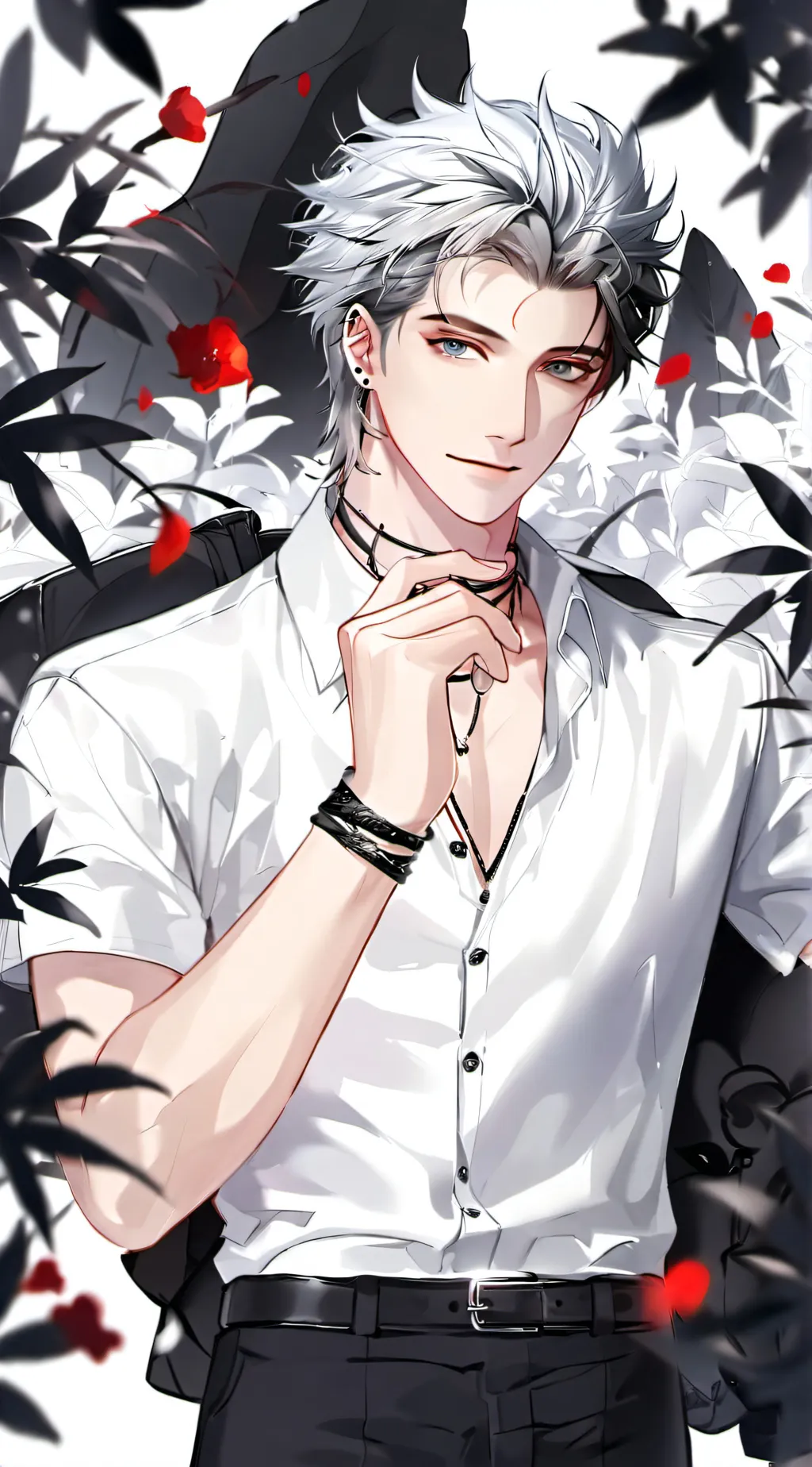 ai character: Leon Shirokami background