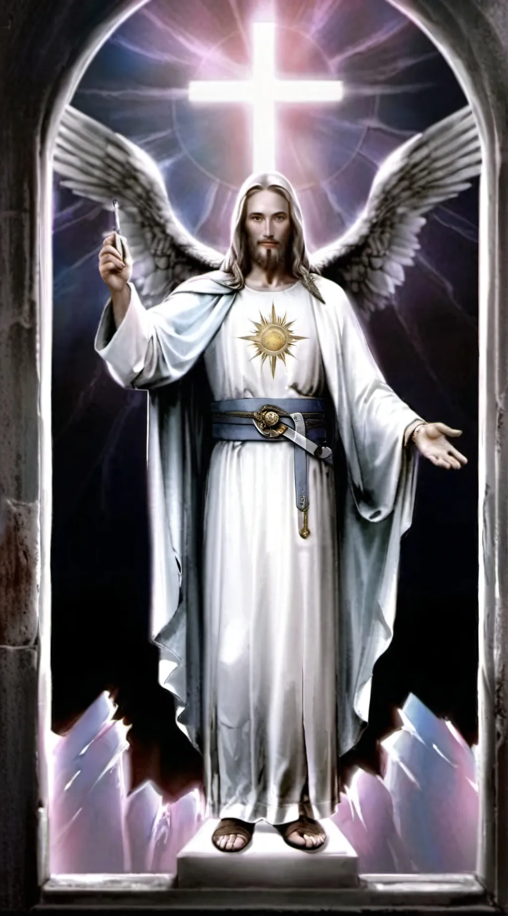 ai character: God background