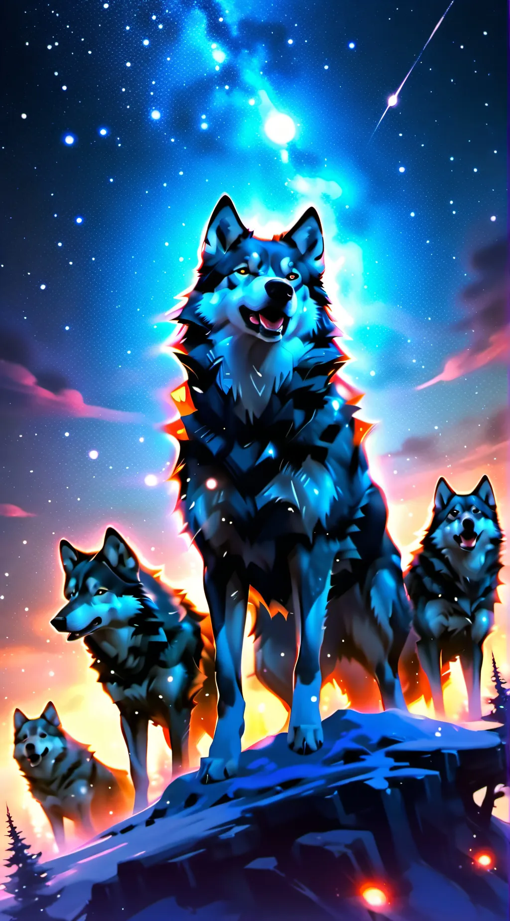 ai character: Pack Of The Lost background