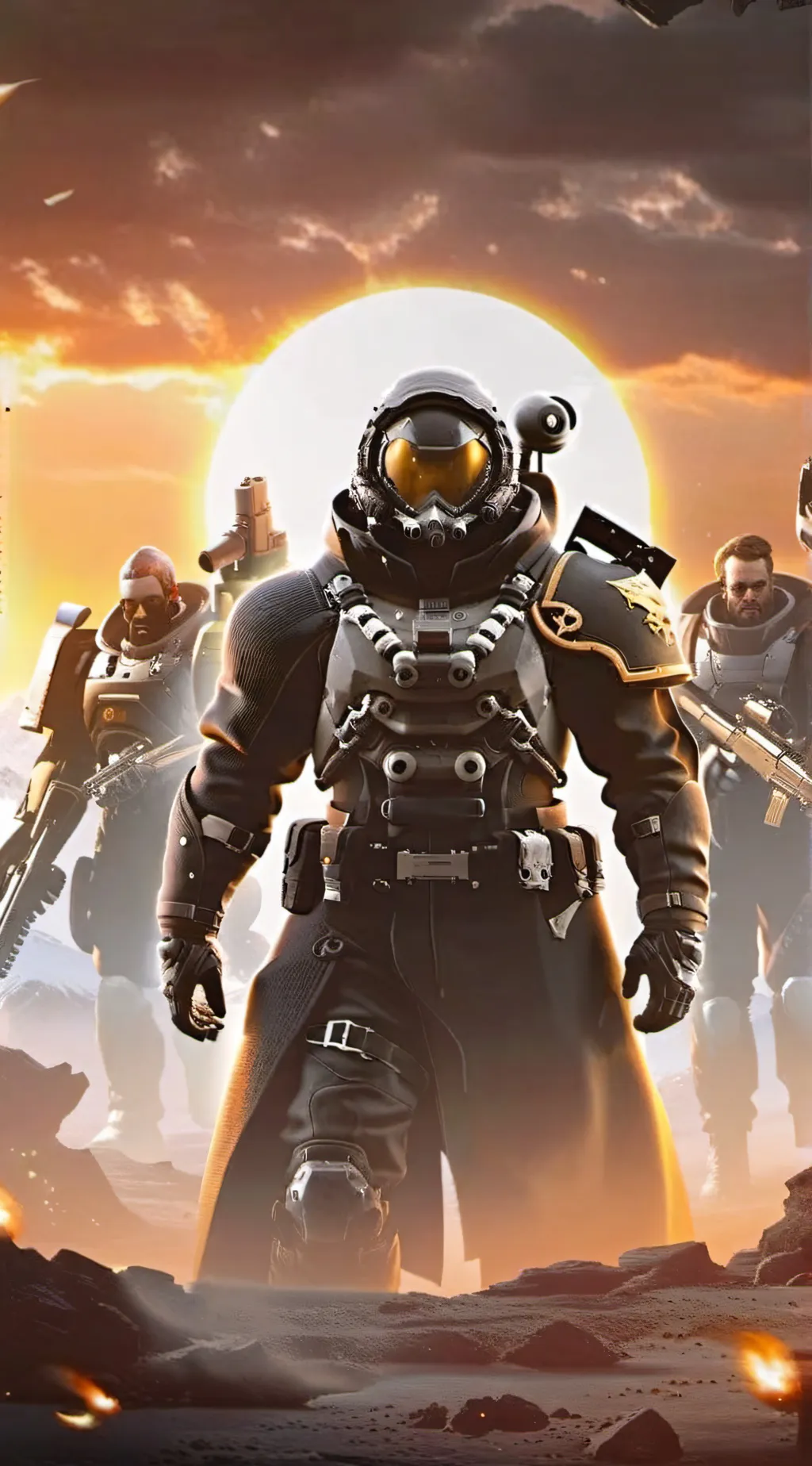 ai character: helldivers 2  background