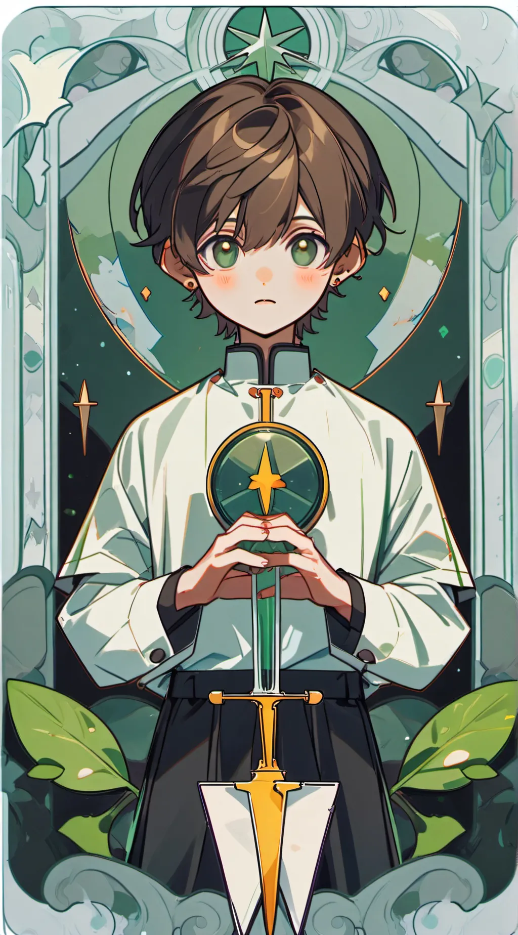 ai character: silly little fish background