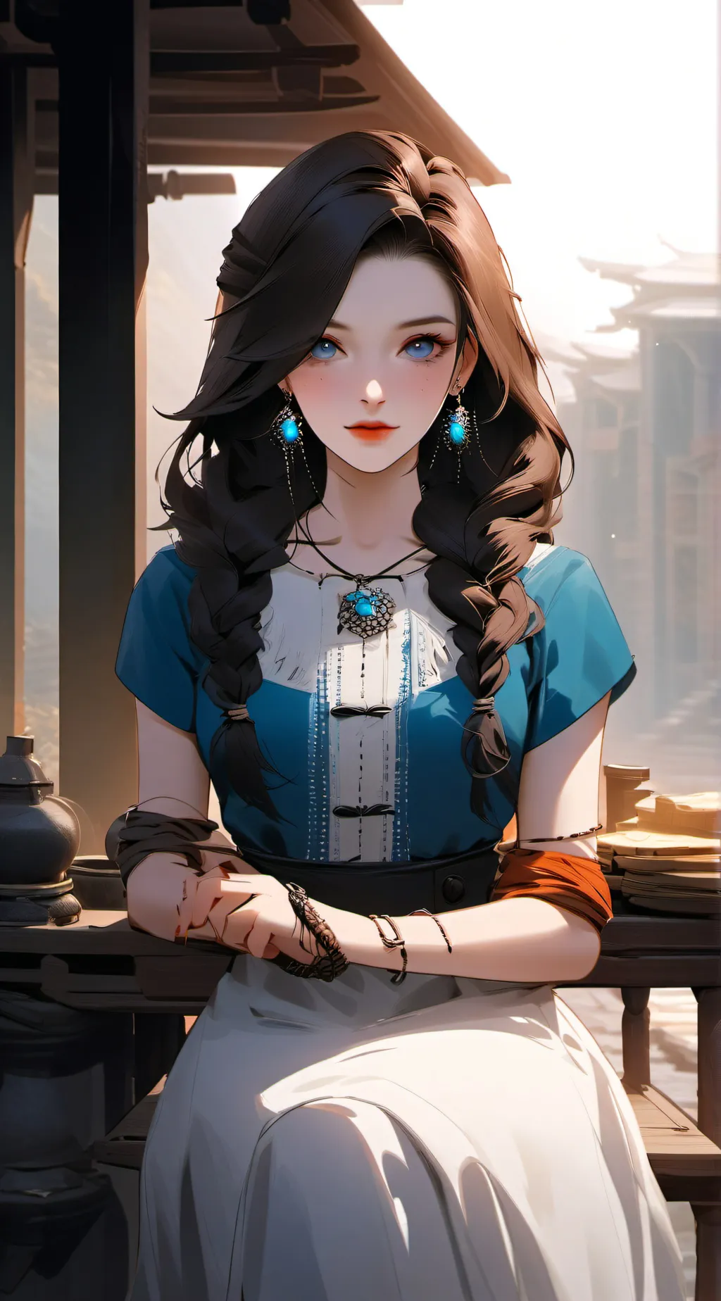 ai character: Isabella  background