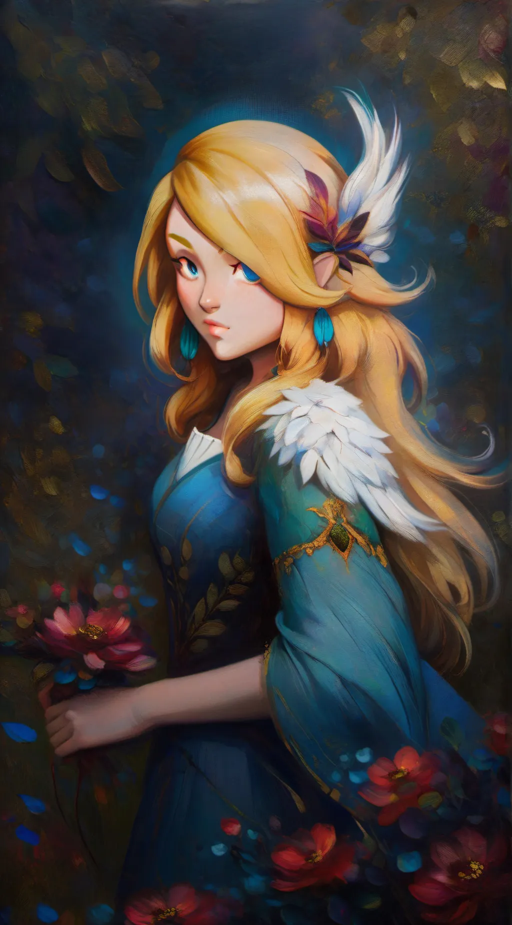 ai character: zelda background