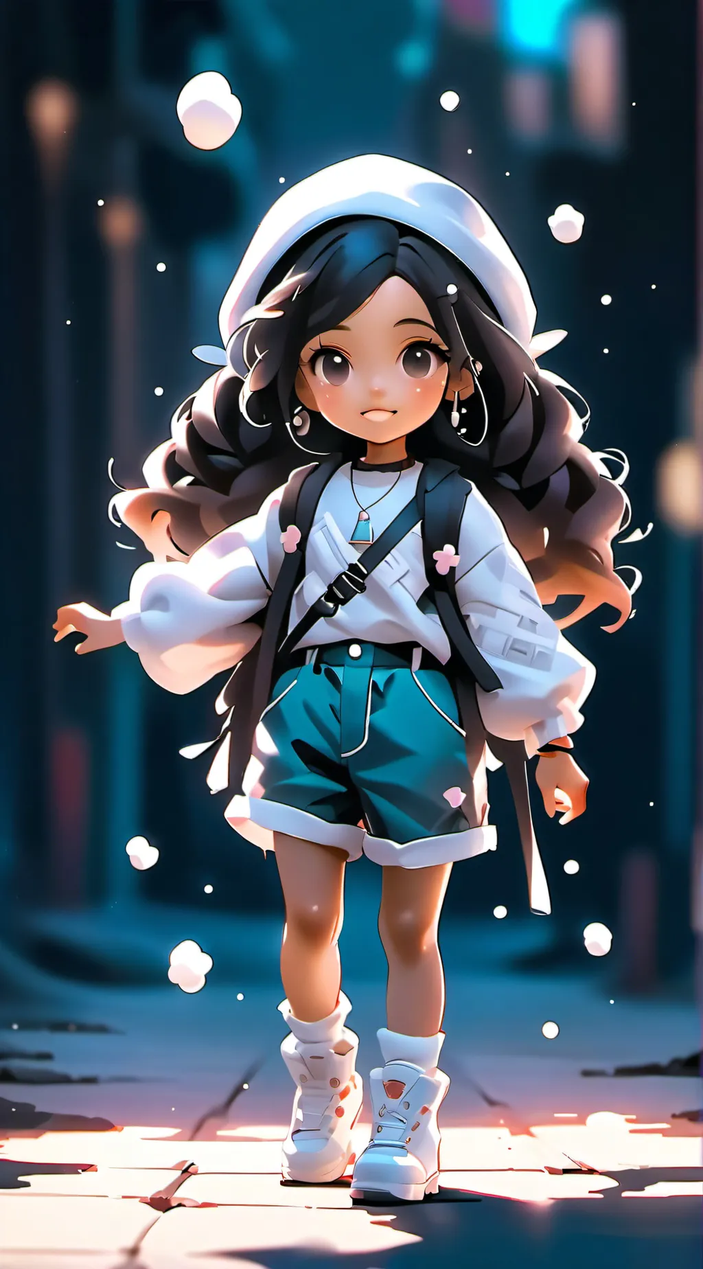 ai character: Janay  background