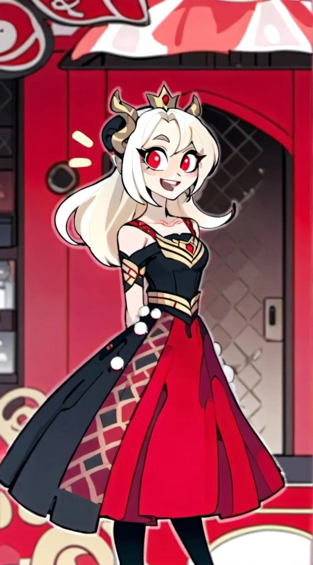 ai character: hazbin hotel  background