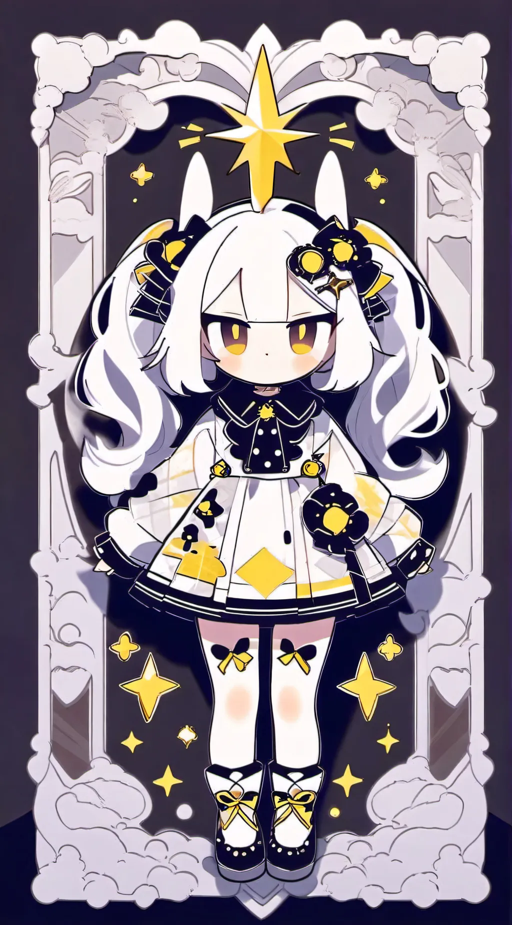 ai character: UHMMM 🌟 STAR background