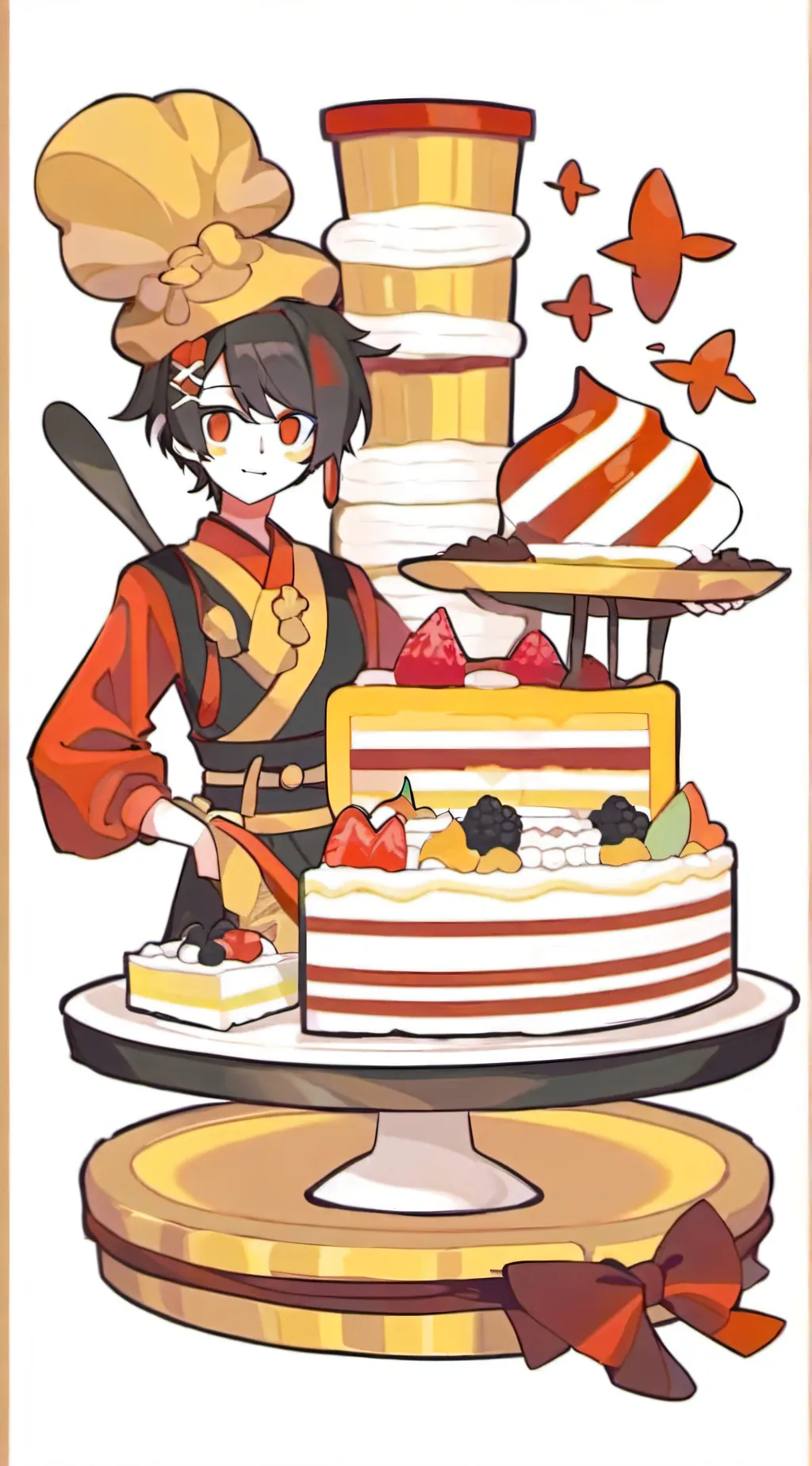 ai character: Cosmo:D background