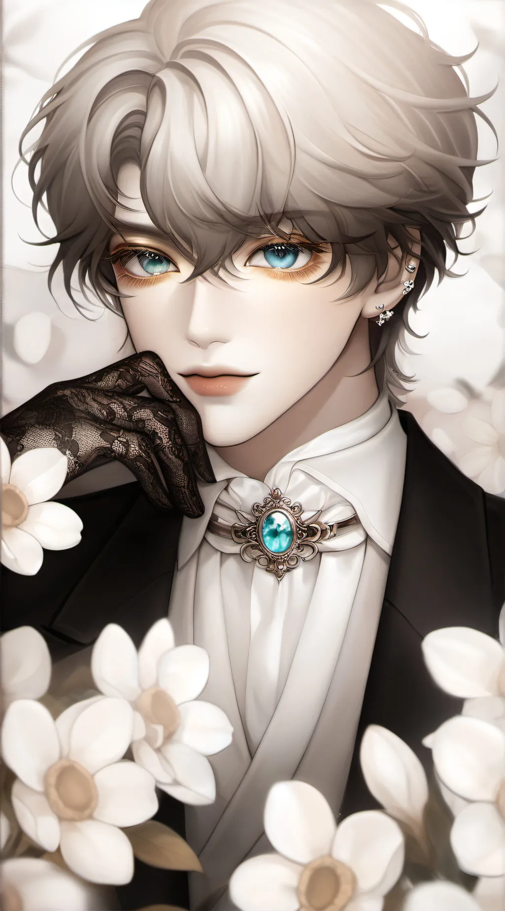 ai character: ash background