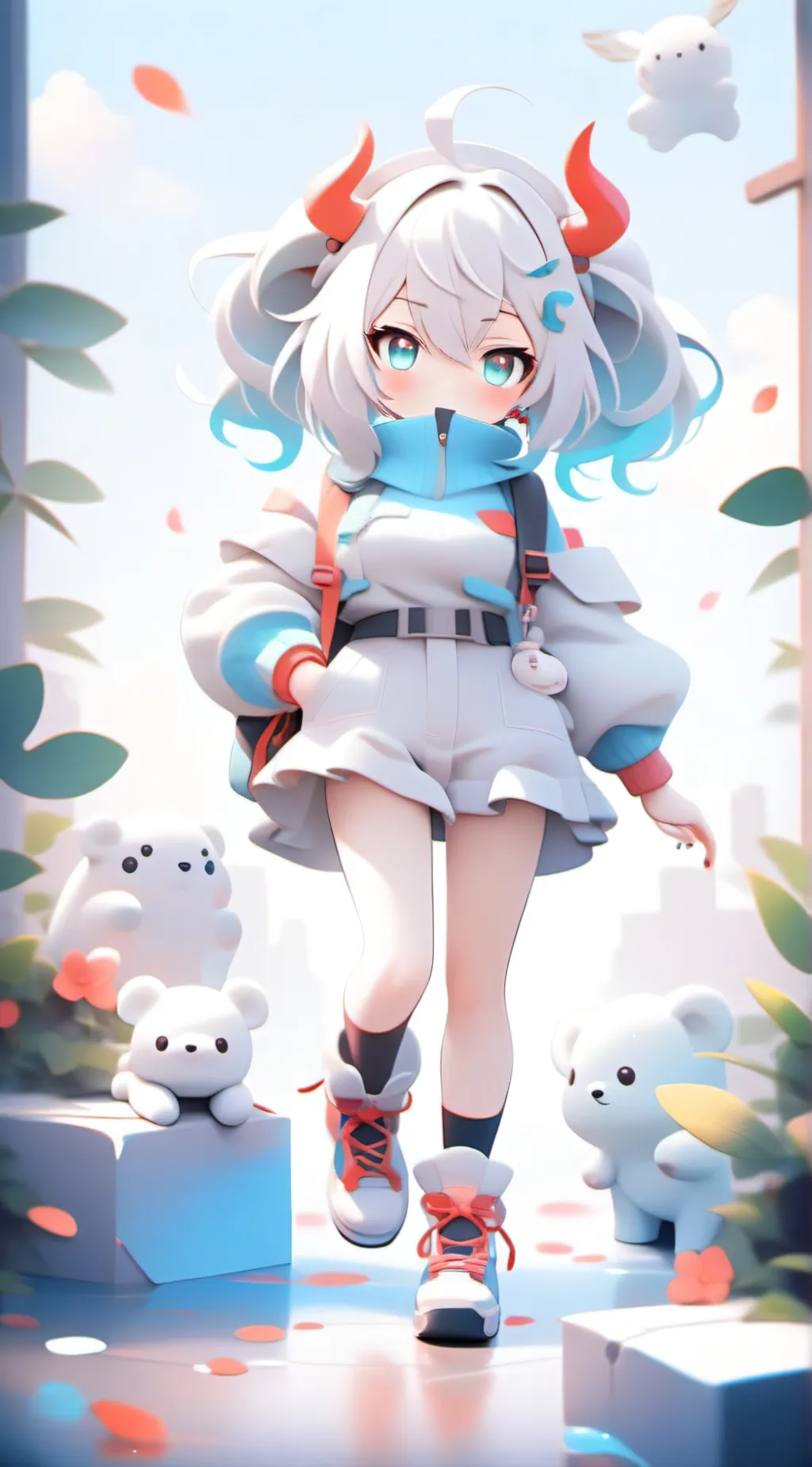 ai character: T.R×S.S background