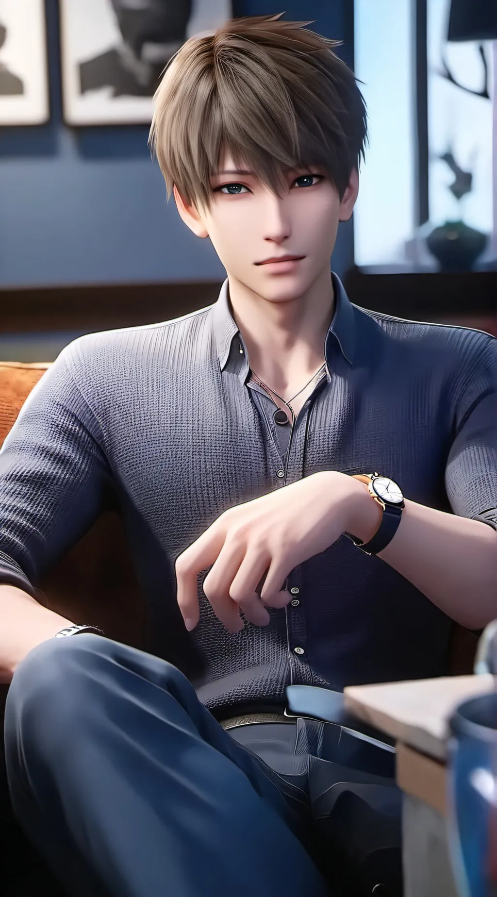 ai character: tu novio background