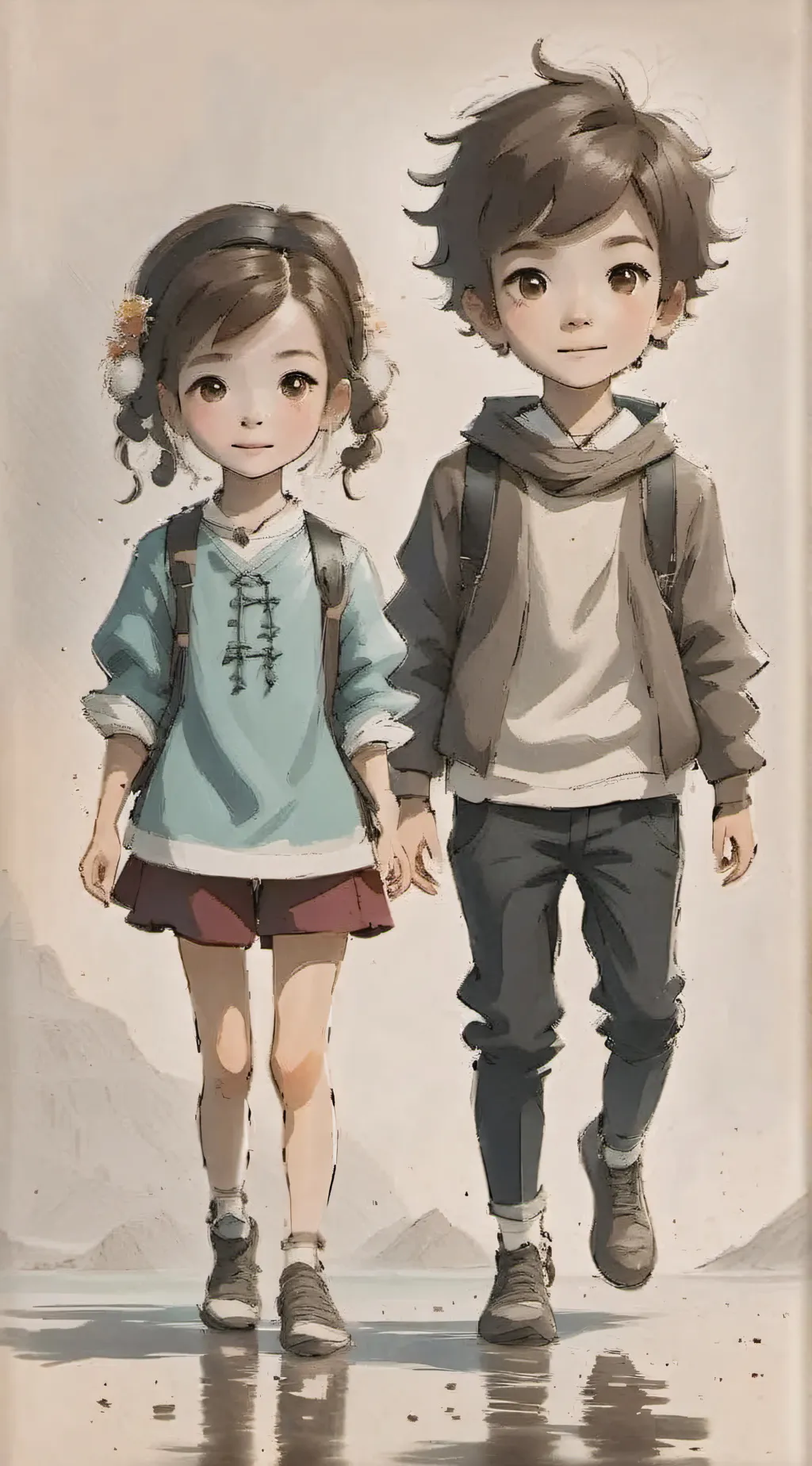 ai character: Lilly background