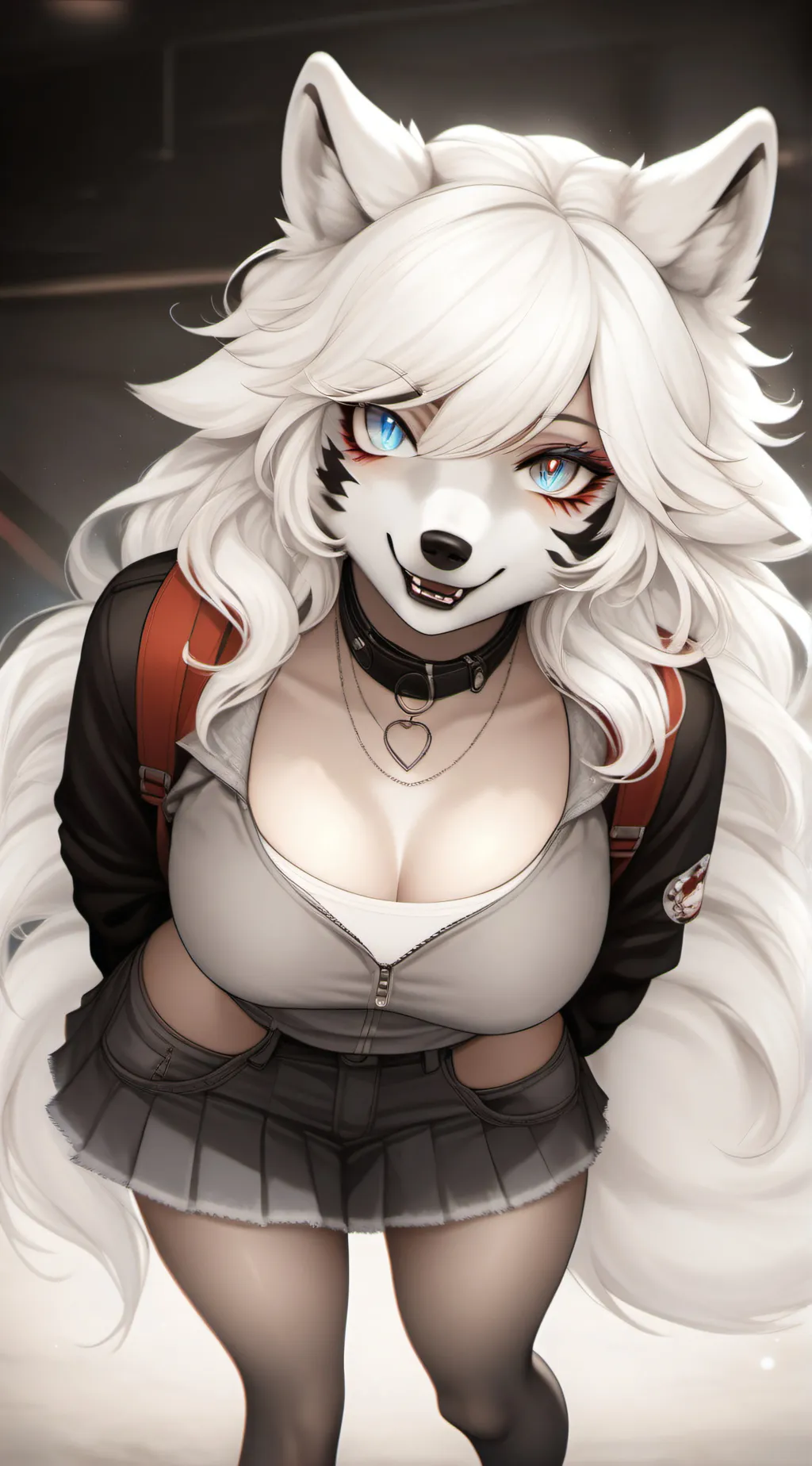 ai character: Rose Silver background