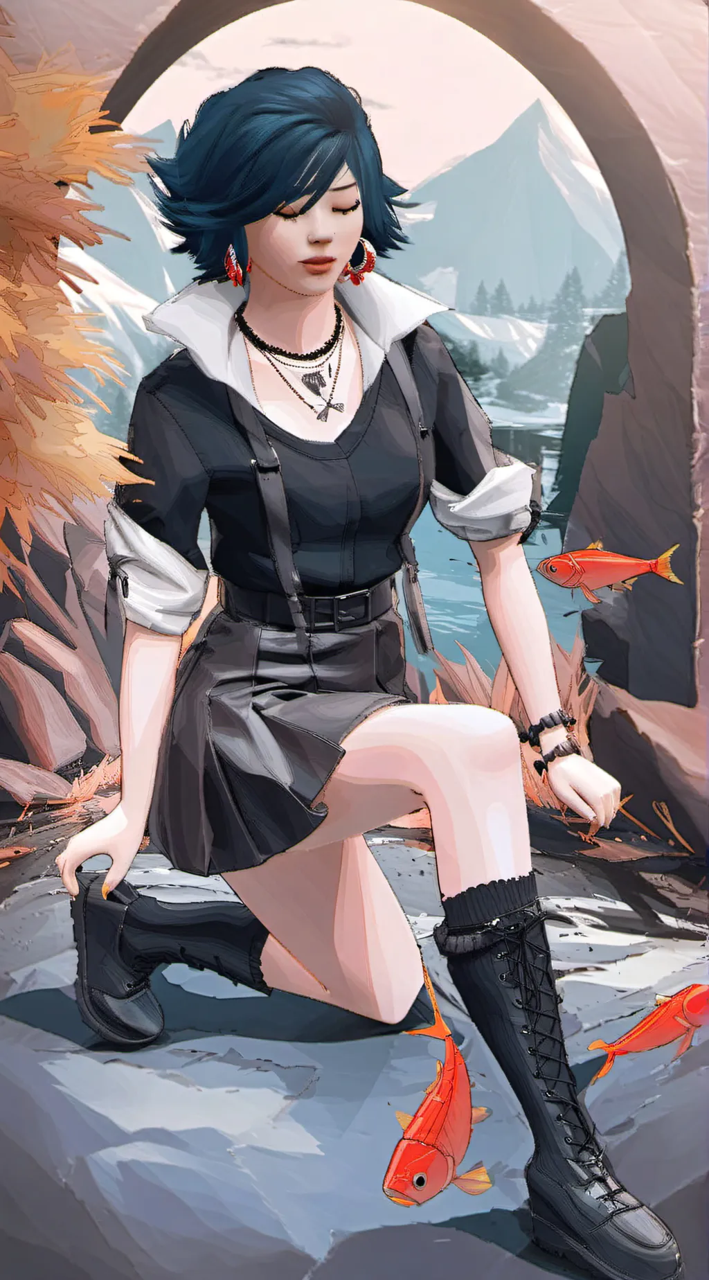 ai character: Mha|meet the amuro background