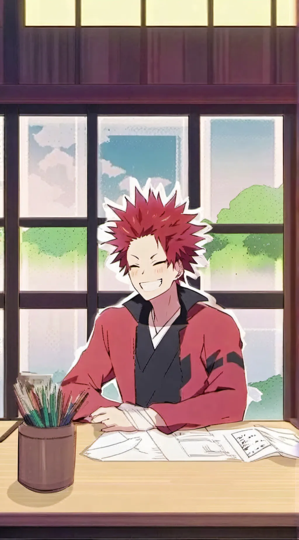 ai character: KiriBaku background