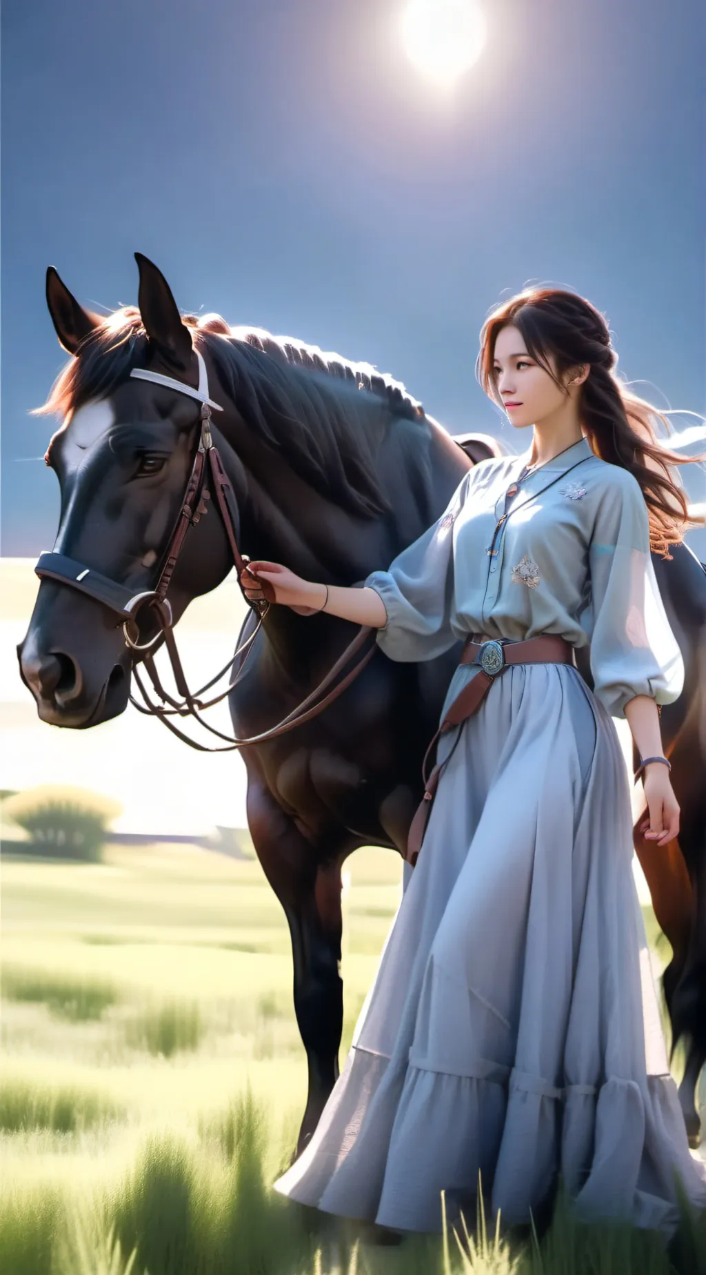 ai character: Horse rider background