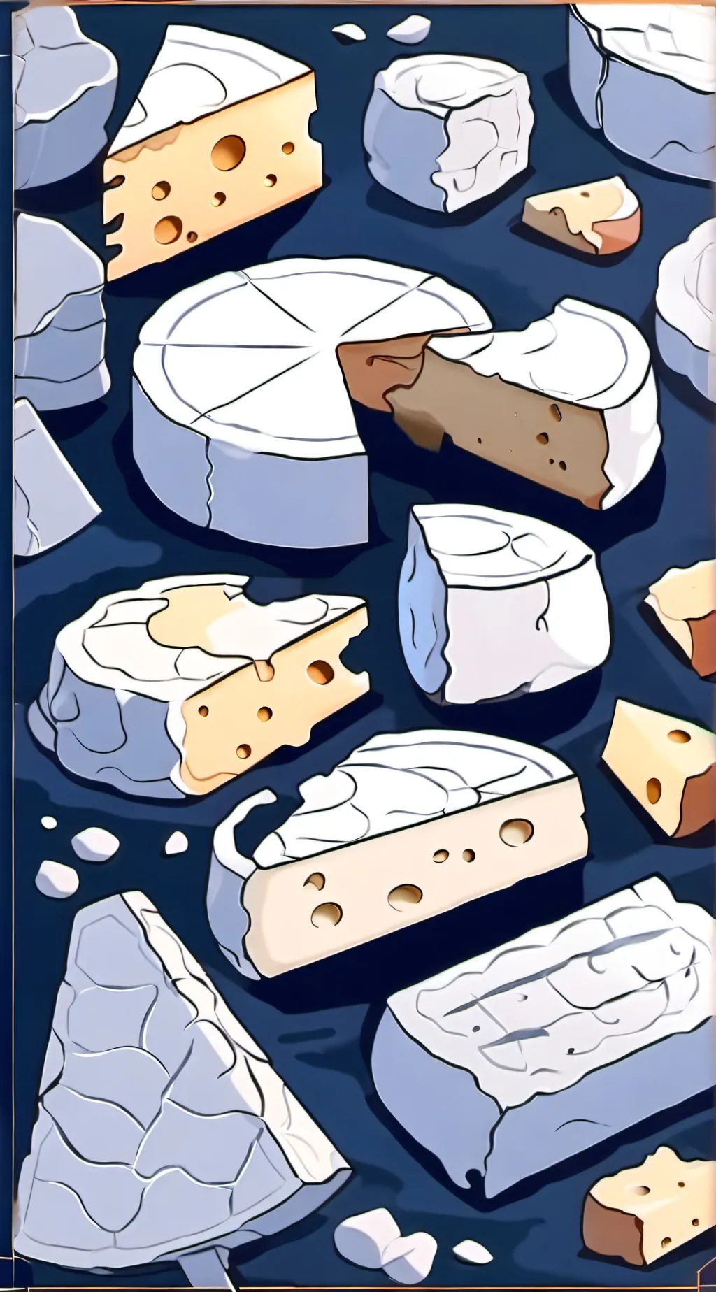 ai character: CHEESE 🧀  background