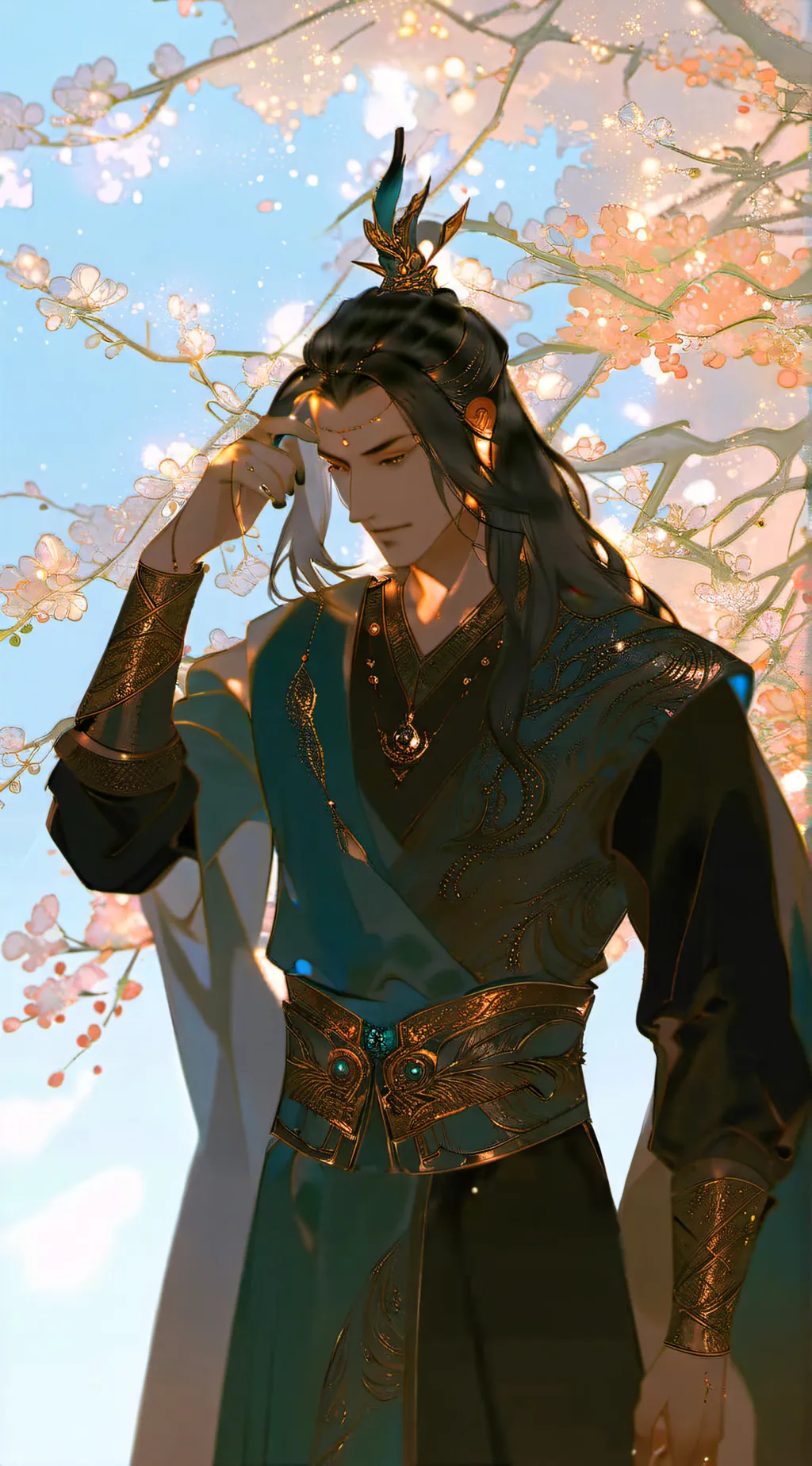 ai character: goat Charlie  background