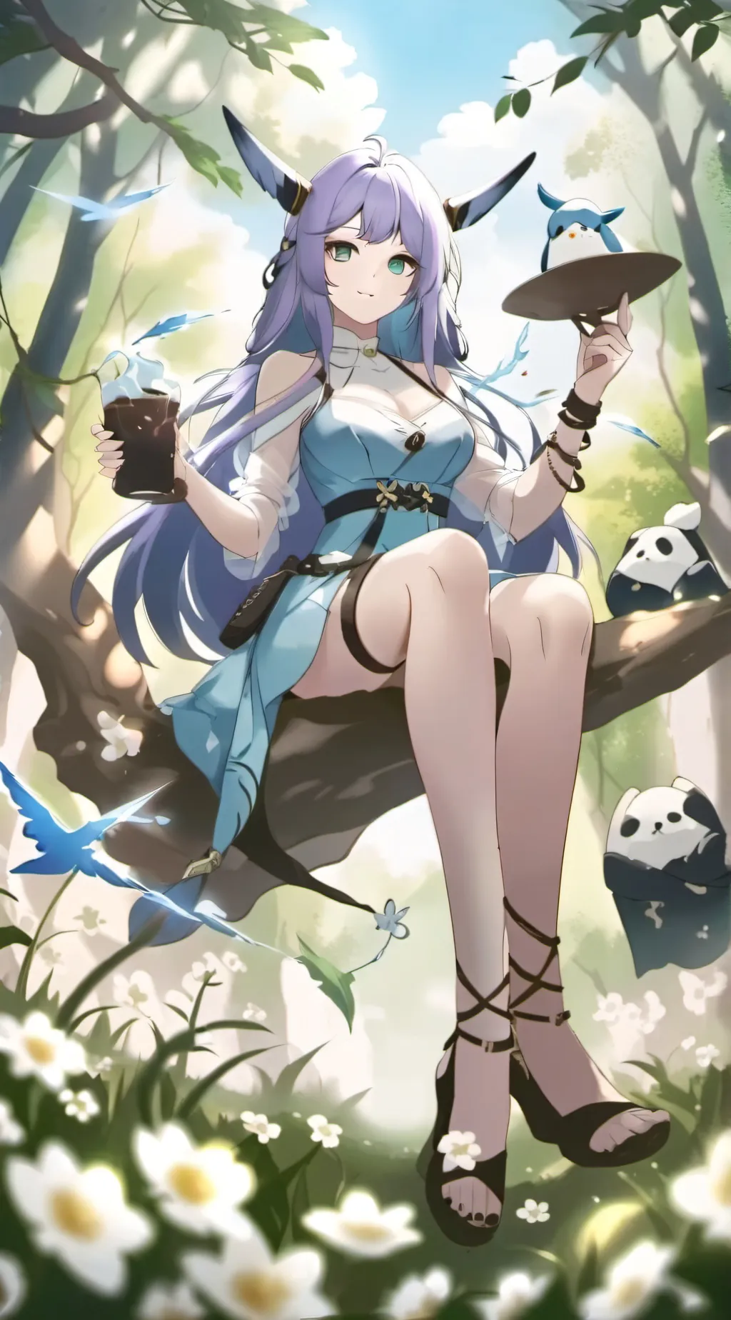 ai character: Ava  background