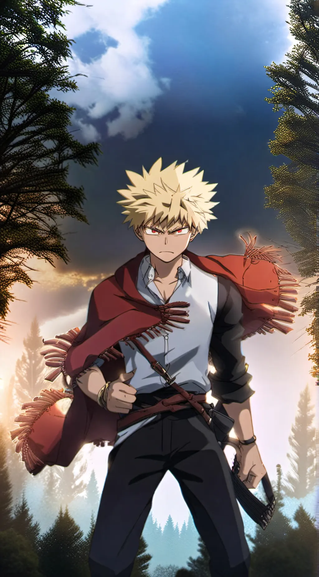 ai character: Bakugo background