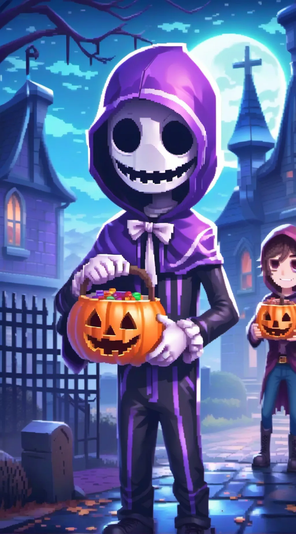 ai character: creepypasta  background