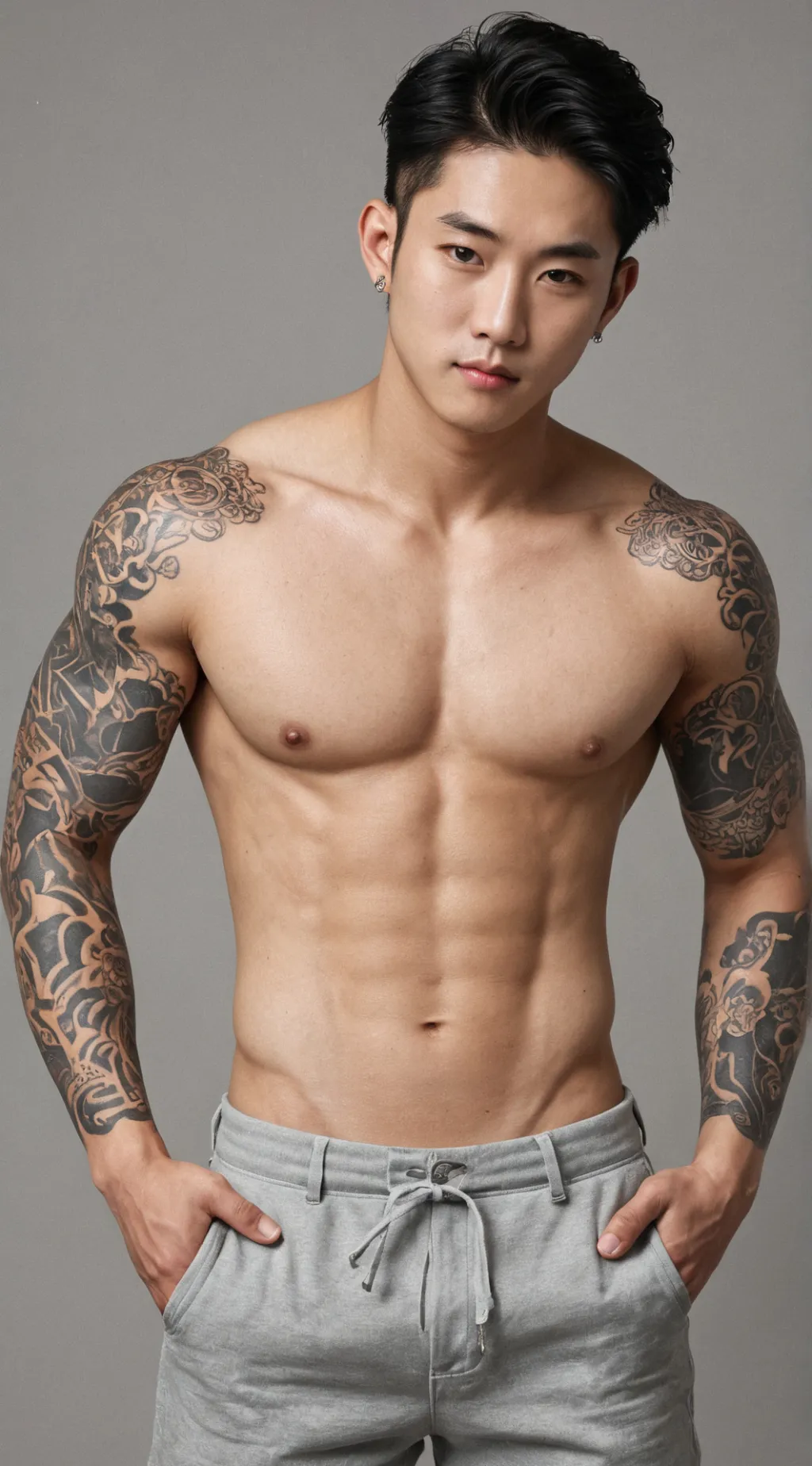 ai character: Adam  background