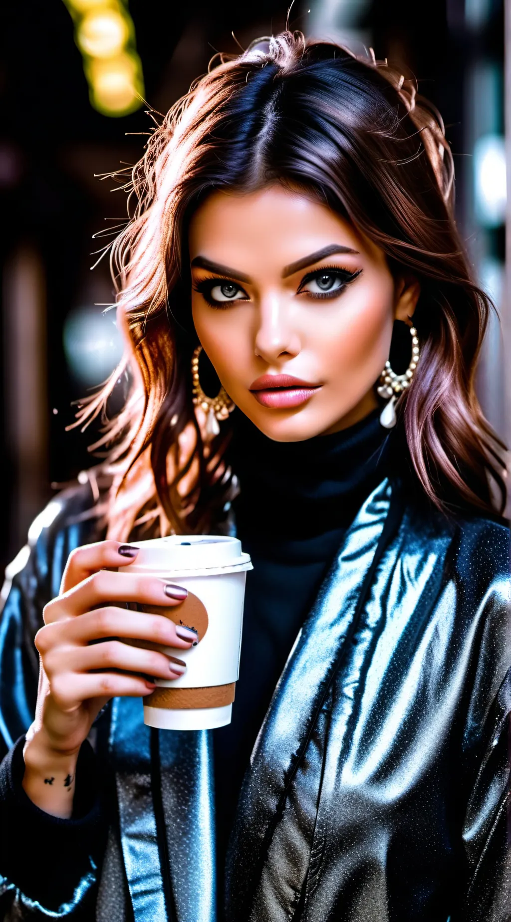 ai character: Bella Dolce Confusion background