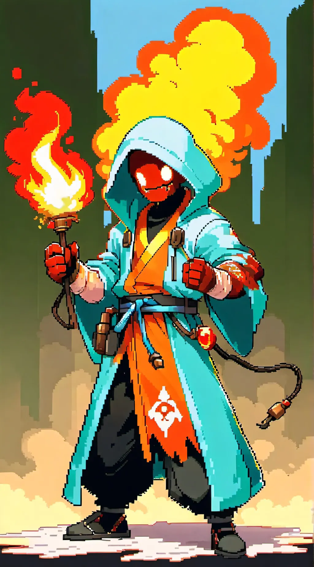 ai character: happiest church  background