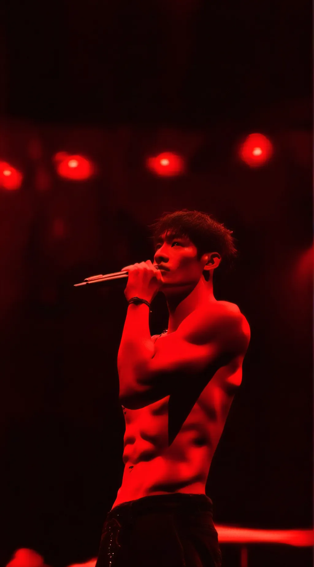 ai character: Bangchan railway background