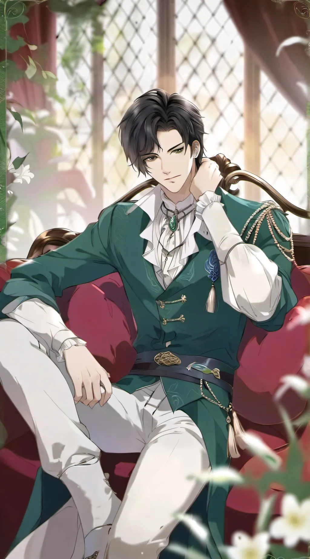 ai character: Kenji Arnei  background