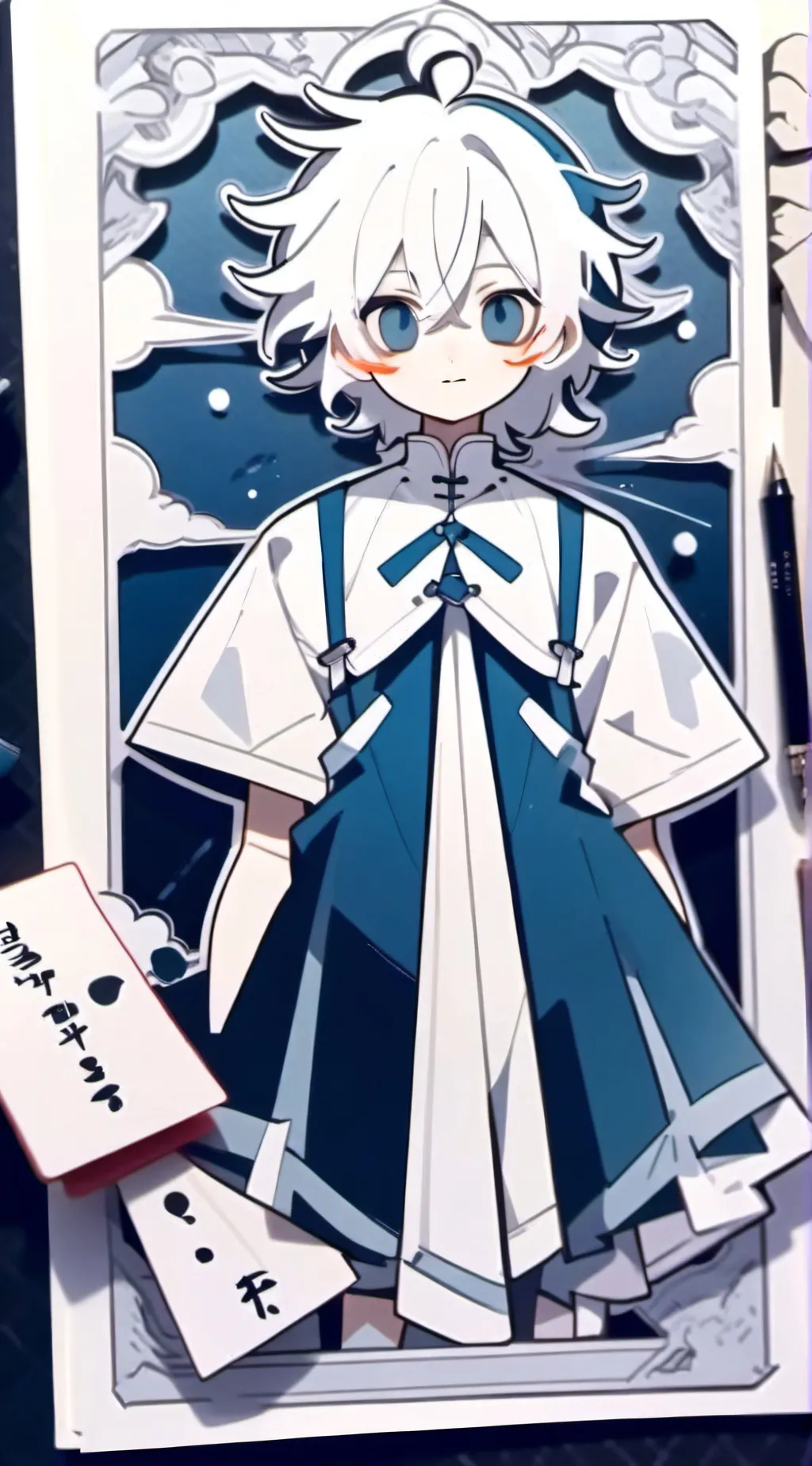 ai character: cookie background