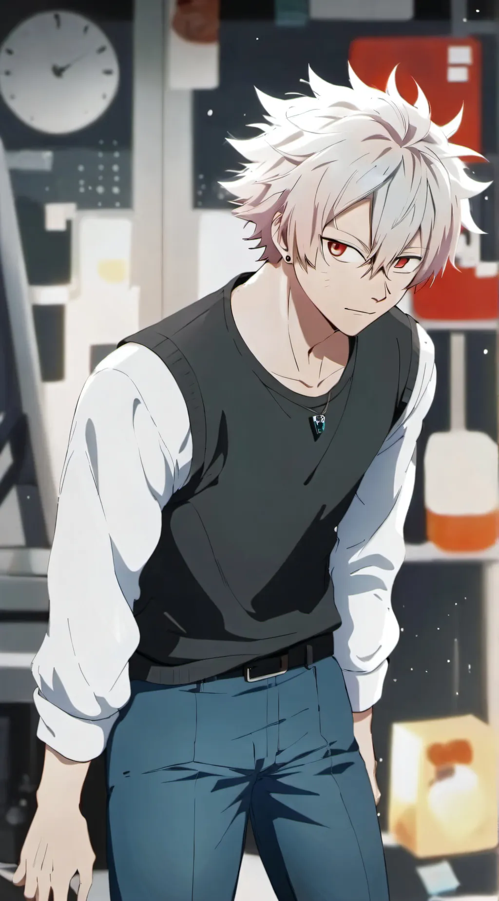 ai character: Deku  and bakugou  background