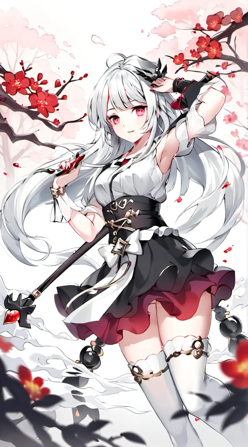 ai character: just Jessica ❄️💮🌷 background