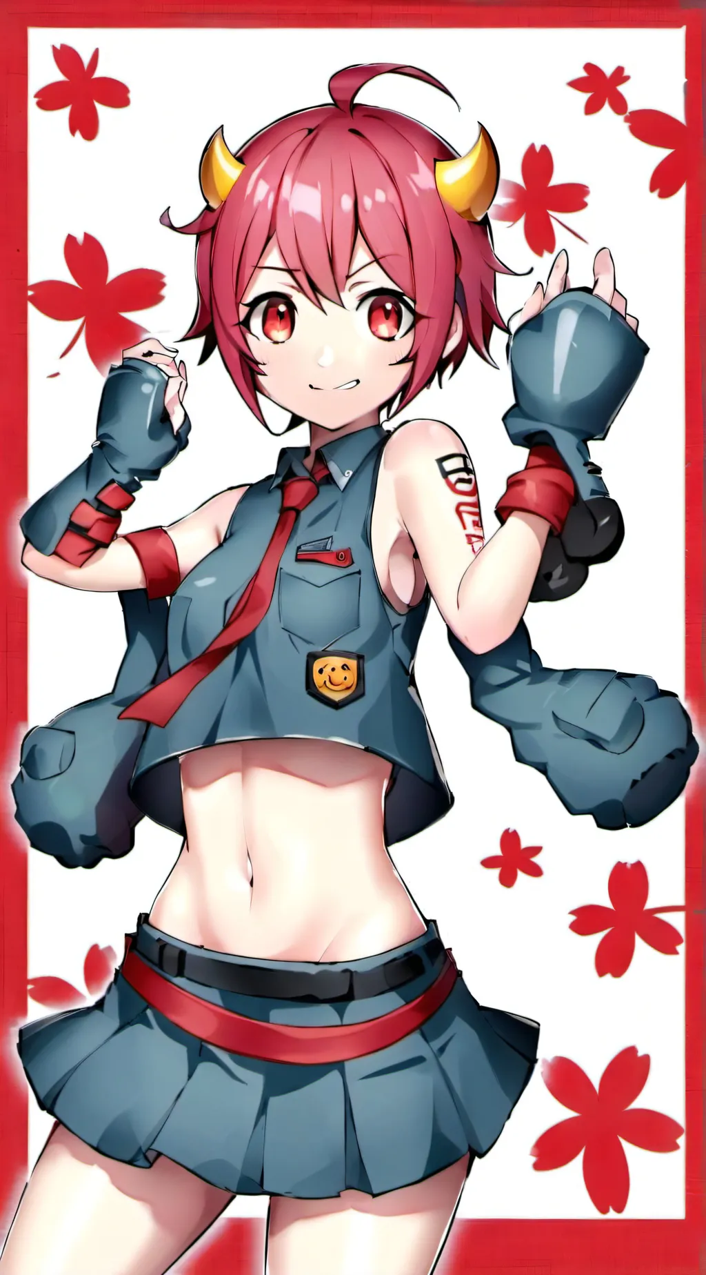 ai character: kasane teto background