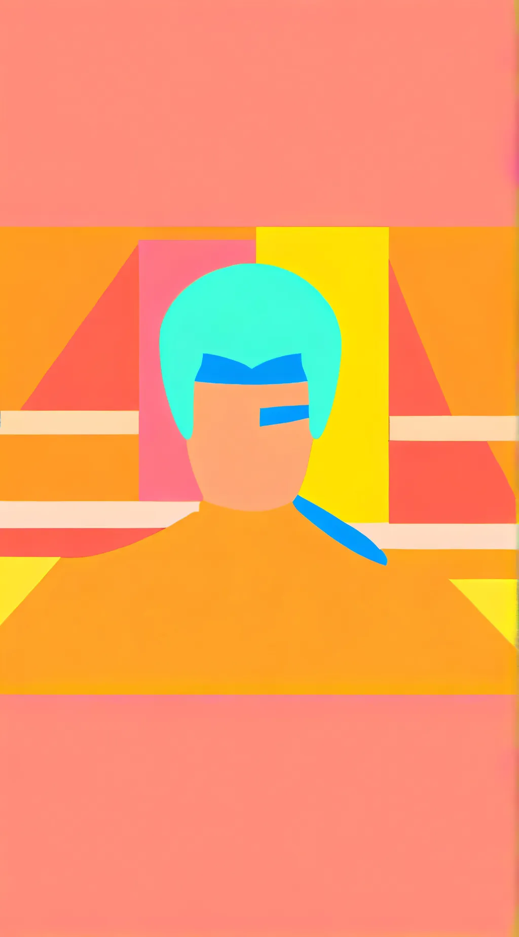 ai character: artsy area background