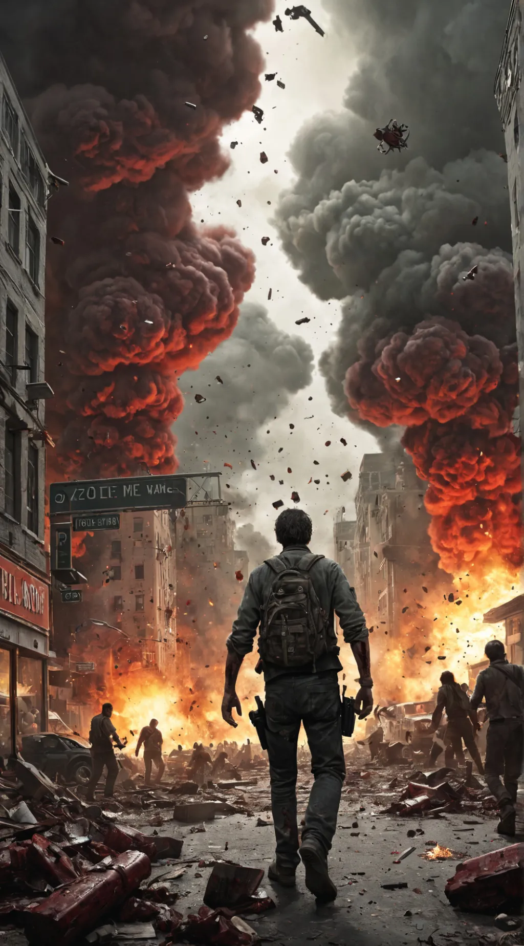 ai character: zombie apocalypse  background