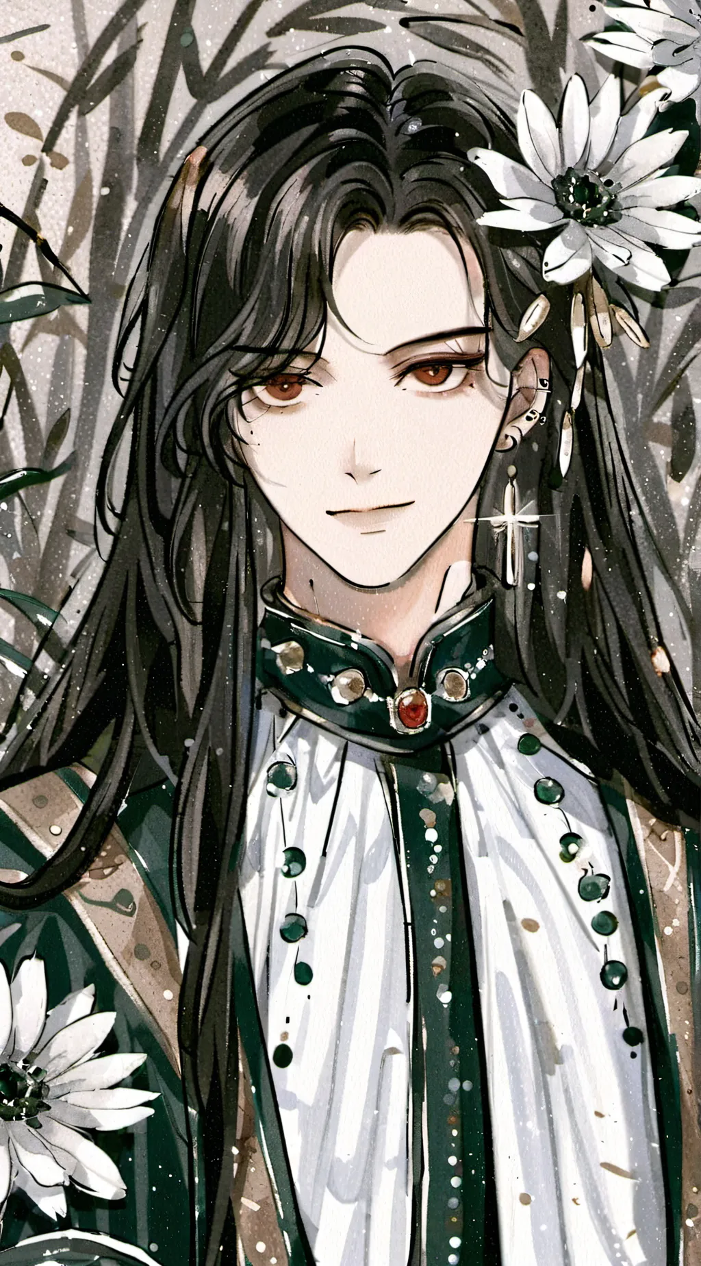 ai character: MHA FOREST  background