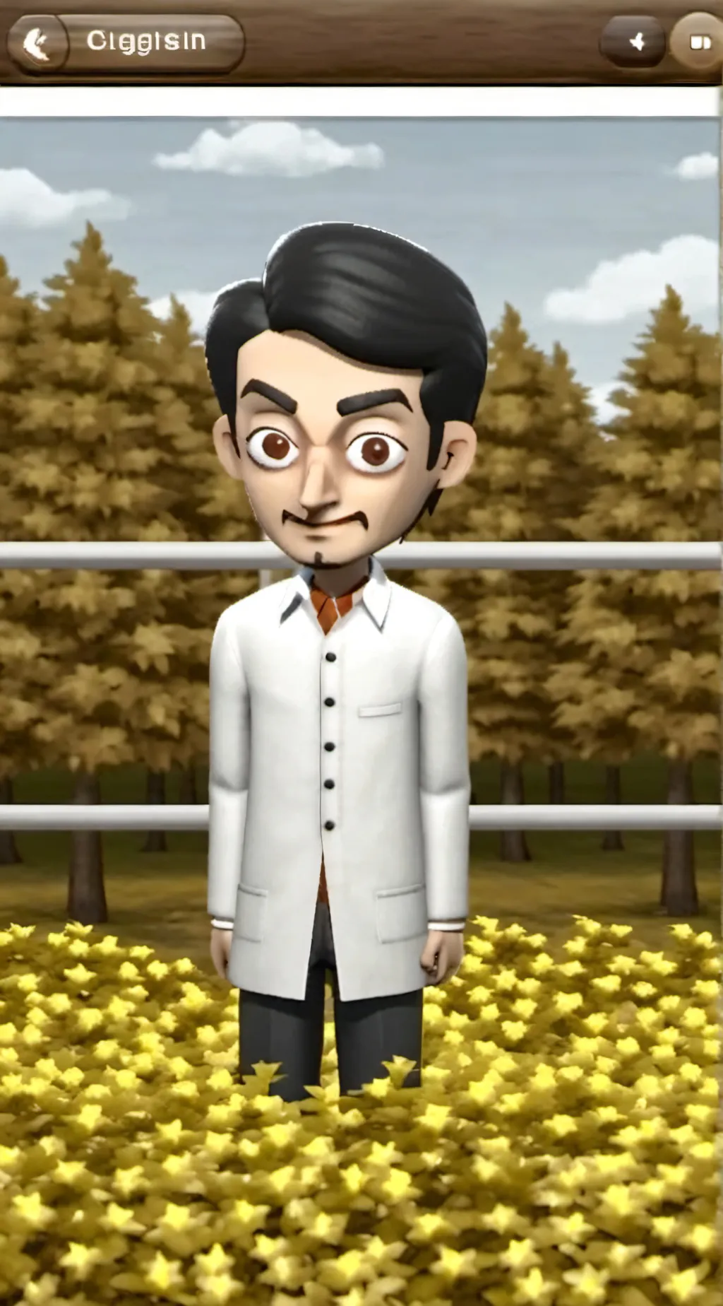 ai character: Roland az egyedi background