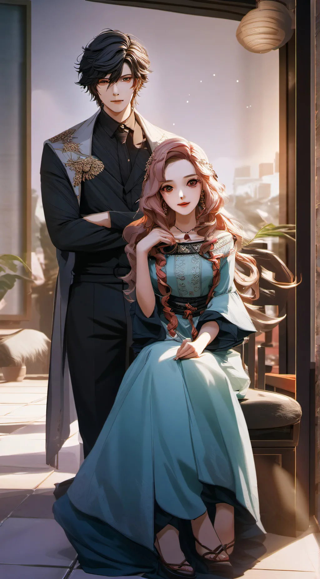 ai character: mark background