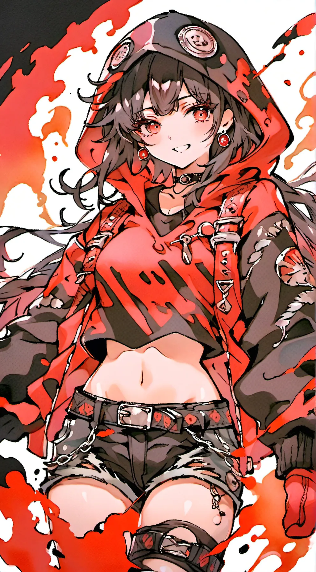 ai character: Dark background